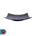 Plato Cuadrado Melamina Negro