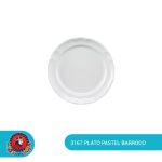 Plato Pastel Barroco