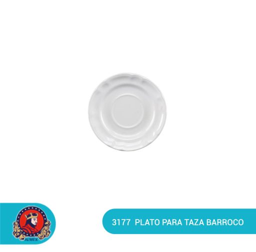 Plato para Taza Barroco