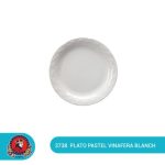 Plato Pastel Vinafera Blanch