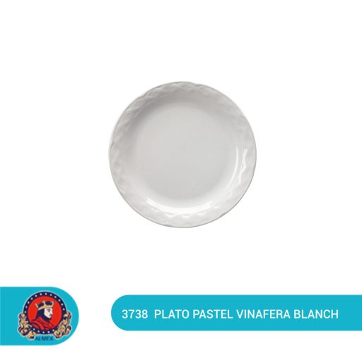 Plato Pastel Vinafera Blanch