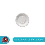Plato para Taza Vinafera Blanch