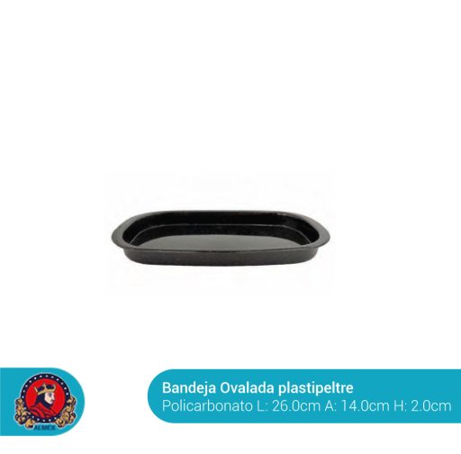 Bandeja Ovalada Plastipeltre polipropileno 26.0 * 14.0
