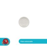 Plato Embrocable 15 cms. Blanco Glacial 310100