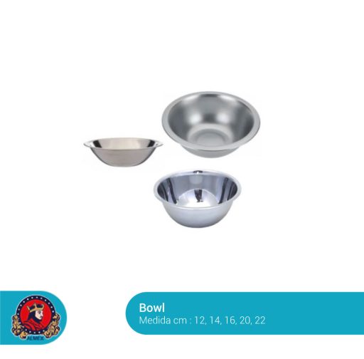 Bowl Uso Rudo Acero Inoxidable