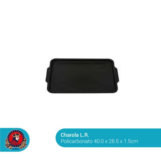 Charola LR Policarbonato 40.0 * 28.5 cms.