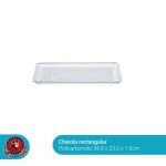 Charola Rectangular Polipropileno 34.0 *23.0