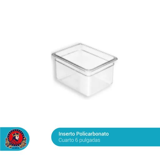 Inserto Policarbonato Cuarto 6? 1/4 X 15  058-003-012