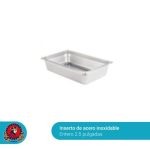 Inserto de Acero Inoxidable Entero 2.5?   1/1 X 6.5 058-001-022