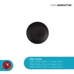 Plato Trinche 28 cms.  linea manhattan