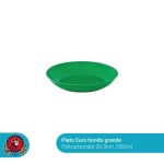 Plato Euro Hondo Grande Polipropileno 350 mls.