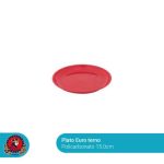 Plato Euro Plano chico Polipropileno 15 cms