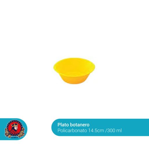 Plato Botanero Polipropileno 300 mls.