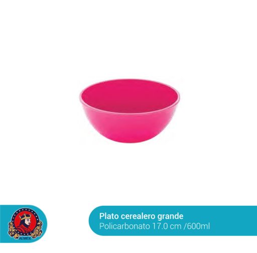 Plato Cerealero Grande Polipropileno 600 mls.