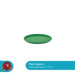 Plato Taquero Polipropileno 21.7 cms.