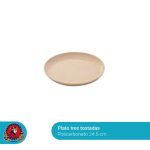 Plato Tres Tostadas Polipropileno 24.5 cms.