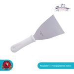 Raspador 5? x 4? Mango Plastico Blanco 120-002-104