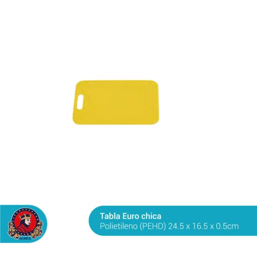 Tabla Euro Chica 24.5 cms. x 16.5 cms.