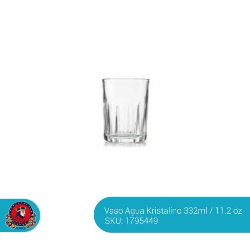 Vaso Agua Kristalino 332 ml 6716