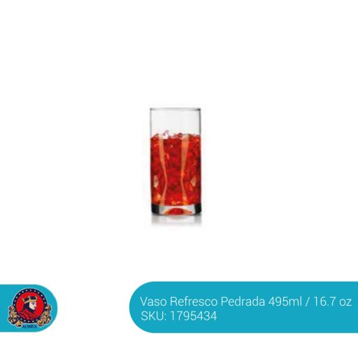 Vaso Refresco Pedrada 495 ml 6779